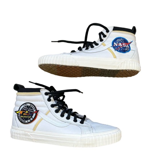 Vans Other - Vans NASA Sneakers High Top SK8-Hi 46 MTE DX Space Voyager White 10.5